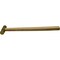 2 Metalworking Brass Dual Head Hammers Goldsmith Tools